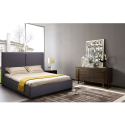 Queen-size Bett Stoff Mit Lattenrost 120x190 Montreux Angebot