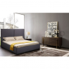 Queen-size Bett Stoff Mit Lattenrost 120x190 Montreux Angebot