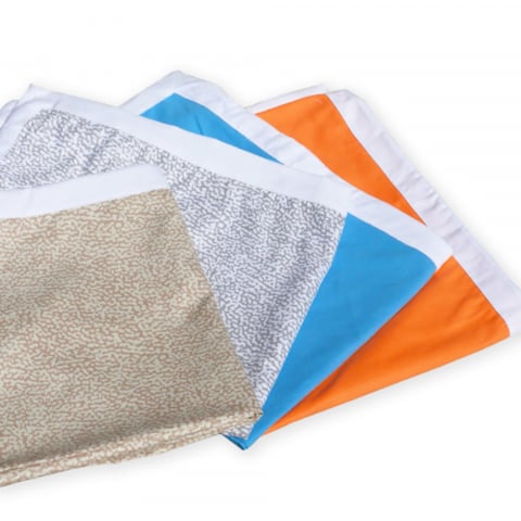 4er Set Mikrofaser Badetuch Strandtuch Handtuch für Liege mit Tasche Bunt Angebot