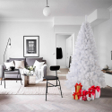 Schneeweißer realistischer künstlicher Weihnachtsbaum 180cm Gstaad Verkauf