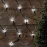 Solarmodul Weihnachtsbeleuchtung Outdoor Dekorationsnetz 50 Led Longlife Batterie Aktion