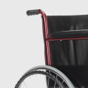 Violet Faltbarer Rollstuhl aus Stahl 15 kg für behinderte und ältere Menschen 