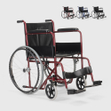 Violet Faltbarer Rollstuhl aus Stahl 15 kg für behinderte und ältere Menschen Angebot