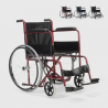 Violet Faltbarer Rollstuhl aus Stahl 15 kg für behinderte und ältere Menschen Angebot