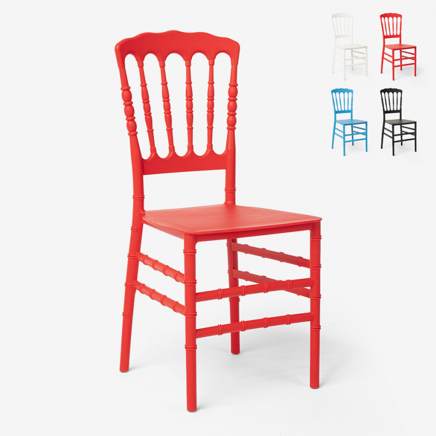 Traditionelle Designstühle für Restaurantzeremonien und Hochzeiten Napoleon X Angebot Traditionelle Designstühle für Restaurantzeremonien und Hochzeiten Napoleon X Angebot