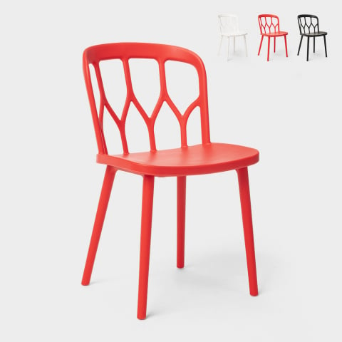 Modernes Design Stühle für Küchenbar und Garten In Alchemie Polypropylen Flow Aktion