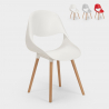 Stühle für Küche und Bar Polypropylen Holz Modernes Design Shell Verkauf