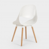 Stühle für Küche und Bar Polypropylen Holz Modernes Design Shell Preis