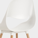 Stühle für Küche und Bar Polypropylen Holz Modernes Design Shell Kauf