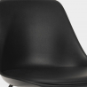 Willis Hoher Hocker aus Metall für Küche, Bar mit Kissen modernes Design 