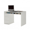 Weißer Schreibtisch Modernes Design mit 3 Schubladen 110x60cm Franklyn Angebot