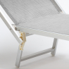 20er Set Sonnenliegen Aluminium mit Dach Italia 