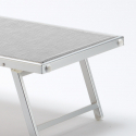 20er Set Sonnenliegen Aluminium mit Dach Italia 