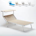 Strand Sonnenliege aus Aluminium Grande Italia XL professionell Aktion