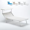 Strand Sonnenliege aus Aluminium Grande Italia XL professionell 