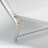 20 Sonnenliegen aus Aluminium Professionell für Strand und Meer Grande Italia Xl Modell