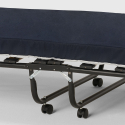 Klappbett mit Radmatratze und Lamellen 80x180 Ares 