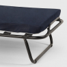 Klappbett mit Radmatratze und Lamellen 80x180 Ares 