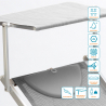 20er Set Sonnenliegen Aluminium mit Dach Italia 