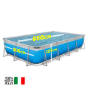 New Plast rechteckiger oberirdischer Pool 650x265 H125 komplett Futura 650 Verkauf