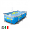 New Plast rechteckiger oberirdischer Pool 395x265 H125 komplett Futura 400 Verkauf
