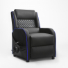 Verstellbarer Gaming Stuhl mit Fußstütze Kunstleder Challenge Preis