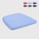 4 sitzkissen aus kunstleder für stuhl gepolstert für innen und außen 32x32 fix Lagerbestand