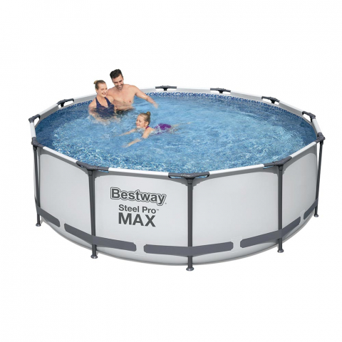 Bestway 56418 Steel Pro Max runder oberirdischer Pool 366x100cm Aktion