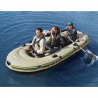 Aufblasbares Schlauchboot Bestway 65001 Voyager 500 3 Plätze Angeln Fluss Meer See Modell