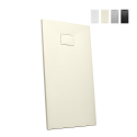 Harzduschwanne bodenbündig, rechteckig 140x70, modernes Design Stone Lagerbestand