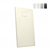 Harzduschwanne bodenbündig, rechteckig 140x70, modernes Design Stone Lagerbestand