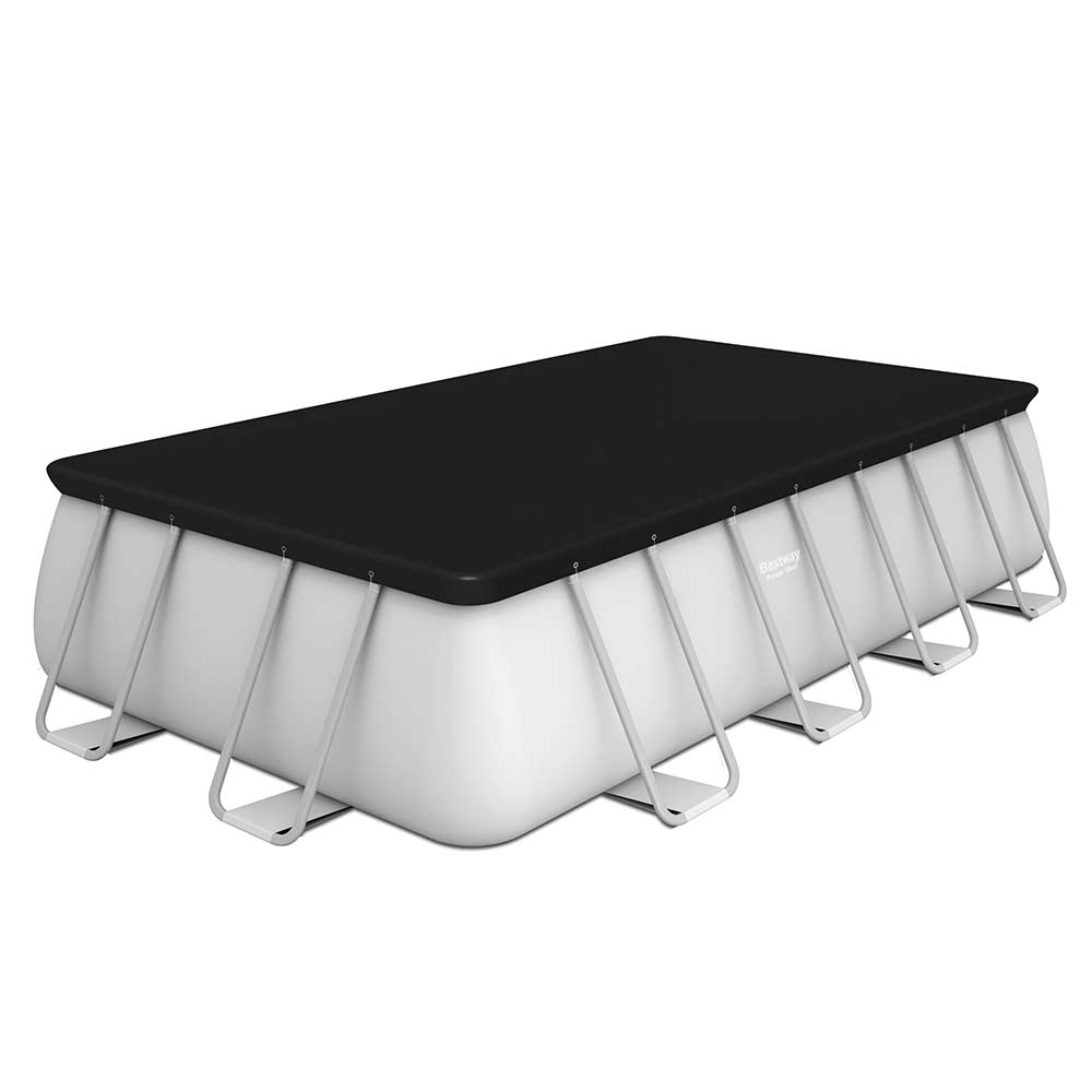 Bestway 56670: Rechteckig Aufstellpool Power Steel 488x244x122 cm