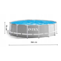 Intex 26712 Ex 28712 Prisma Frame Pool Aufstellpool Rund mit Filterpumpe 366cm Sales