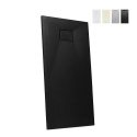 Unterputz rechteckige Harz Duschwanne 160x70 modernes Design Stone 
