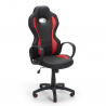Stuhl für Bürosportrennen Ergonomisches Öko-Leder F1 Fire Aktion