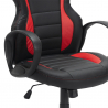 Stuhl für Bürosportrennen Ergonomisches Öko-Leder F1 Fire Sales