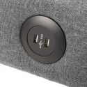 Schlafsofa aus Stoff mit USB-Anschluss und Metallbeinen Design Astralis Maße