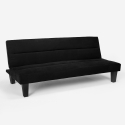 Ametista Rainbow 2-Sitzer Schlafsofa aus Samt und Mikrofaser in modernem Design Verkauf