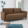 Modernes Design 3-Sitzer Sofa für Wohnzimmer in Portland Stoff Kosten