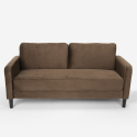 Modernes Design 3-Sitzer Sofa für Wohnzimmer in Portland Stoff Kauf