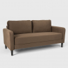 Modernes Design 3-Sitzer Sofa für Wohnzimmer in Portland Stoff 