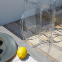 Transparenter Modernes Design Stühle für Küche Esszimmer Bar Restaurant Scab Igloo Angebot
