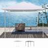 Pavillon 3x3 Meter Garten Stahl Windfest Style Angebot