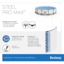 Bestway Steel Pro Max runder oberirdischer Pool 305x76cm 56406 Rabatte