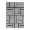 Teppich modernes Design Grau Schwarz rechteckig Milano GRI015 Verkauf