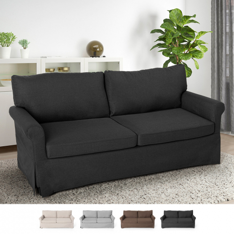 Belle Epoque Modernes 3-Sitzer-Sofa im klassischen Design für Wohnzimmer und Lounges aus Stoff Aktion