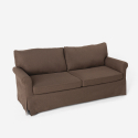 Belle Epoque Modernes 3-Sitzer-Sofa im klassischen Design für Wohnzimmer und Lounges aus Stoff 