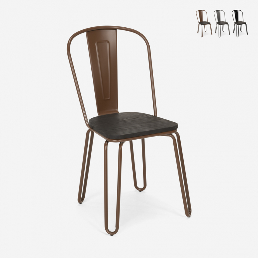 stühle stuhl aus stahl im-stil für bar und küche ferrum one Angebot