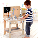 Holzspielzeug-Werkbank für Kinder mit Werkzeugen Magic Bench Angebot