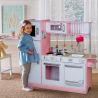 Große Holz-Spielküche für Mädchen mit Pfannen, Accessoires und Klänge Chef Star Verkauf